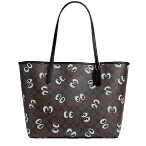 Coach Googly Eye tote purse
